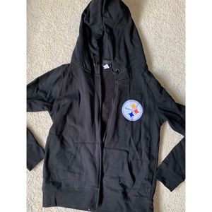 Steelers zip up sweatshirt
